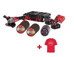 Milwaukee Fuel Akku-Winkelschleifer M18 FSAG125XB100P-502P, SET